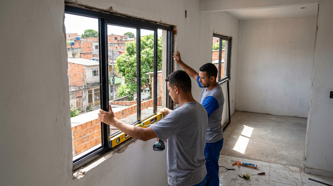 Produção de Portas e Janelas em Ponta Grossa‑PR