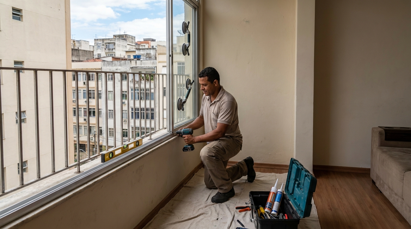 Janelas de Vidro em Ponta Grossa‑PR